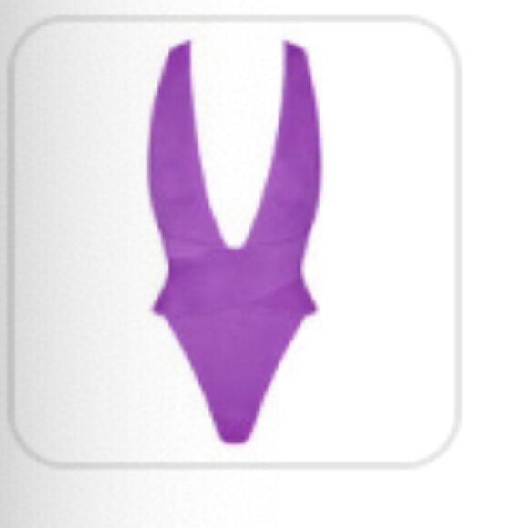 SKIMS PLUS SIZE - Swim Plunge Monokini - Picture 1 of 4